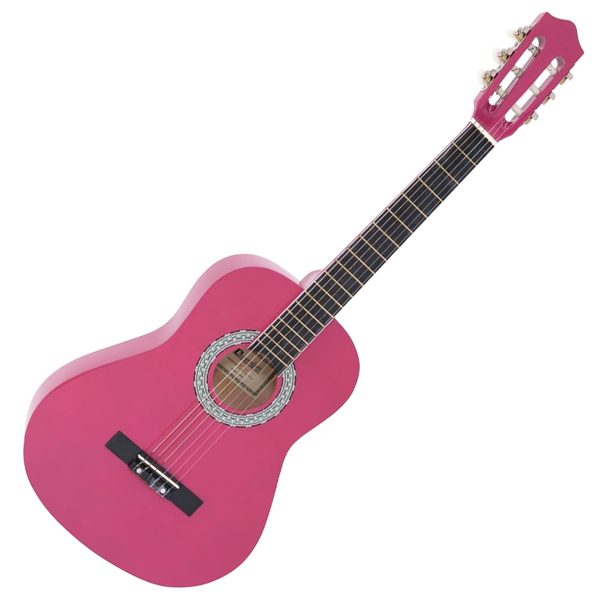 DiMavery AC-303 Klassisk Spansk Guitar 3/4 (Pink)