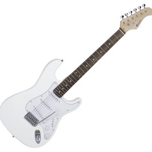 DiMavery ST-203 El-guitar (Hvid)