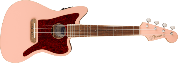 Fender Fullerton Jazzmaster Ukulele (Shell Pink)