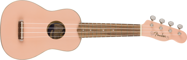 Fender Venice Soprano Ukulele (Shell Pink)