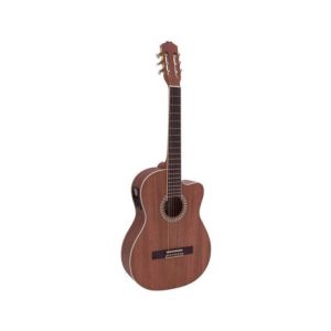 Klassisk spansk guitar. Dimavery CN-300. Mahogni
