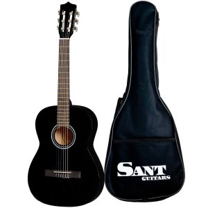 Sant Guitars CJ-36L-BK børne-venstrehånds-guitar sort
