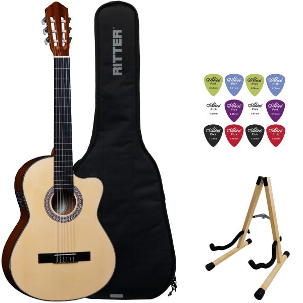 Santana Classical 20 spansk guitar pakke natur