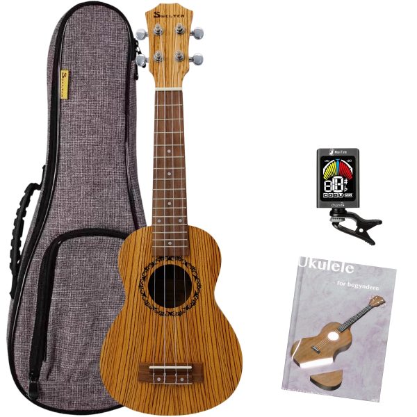 Shelter UK4S sopran ukulele pakkeløsning